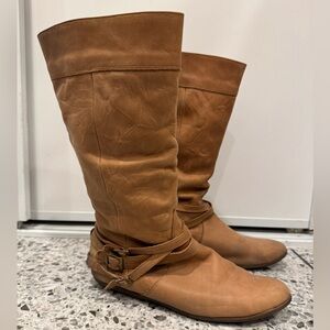 Steve Madden Tan Leather Women's Boots